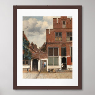 Vermeer Little Street Red Brick Wall Art