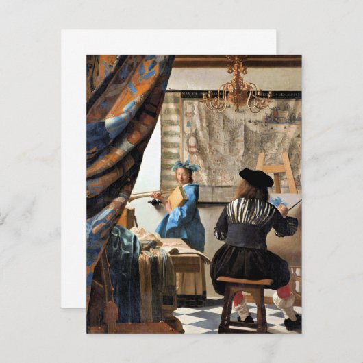 Vermeer - The Art of Painting (Front/Back)
