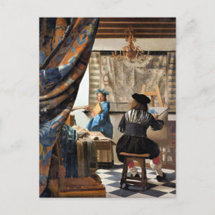 Vermeer - The Art of Painting Postcard