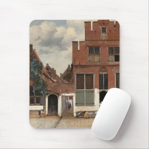 Vermeer The Little Street _ Fine Art Mouse Pad