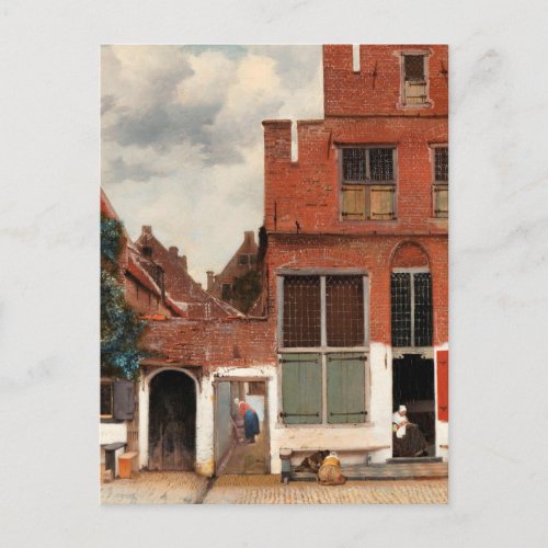 Vermeer _ The Little Street Postcard