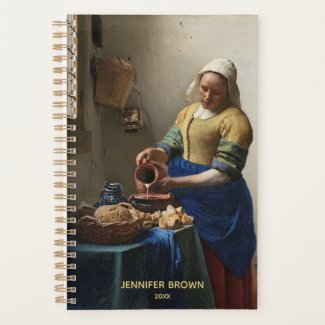 Vermeer, The Milkmaid - Dutch Fine Art  Planner