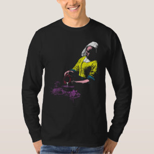 Vermeer The Milkmaid Pop 80s Pop Minimal Baroque A T-Shirt
