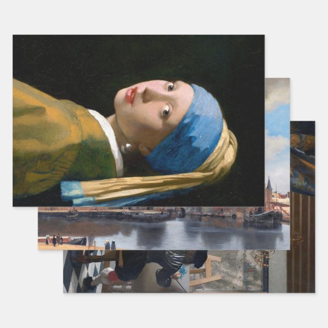 Vermeer Wrapping Paper Sheets (Set)
