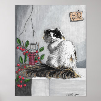 Vermeer's Cat (Kaylee) poster