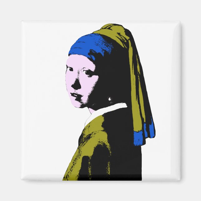 Vermeer's Pearl Earring  ala Magnet (Front)