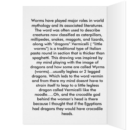 Vermicelli and Papyrus (Inside (Left))