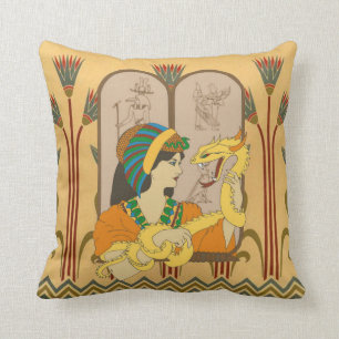 Vermicelli on Papyrus Throw Pillow