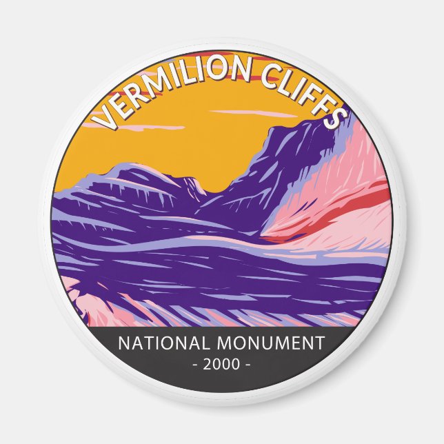 Vermilion Cliffs National Monument White Pocket  Magnet (Front)