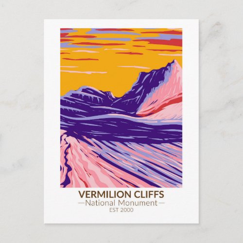 Vermilion Cliffs National Monument White Pocket Postcard