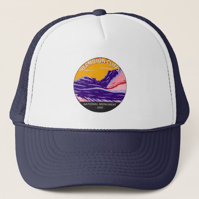 Vermilion Cliffs National Monument White Pocket Trucker Hat (Front)