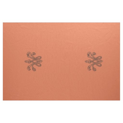 Vermilion Marie Antoinette initial upholstery Fabric