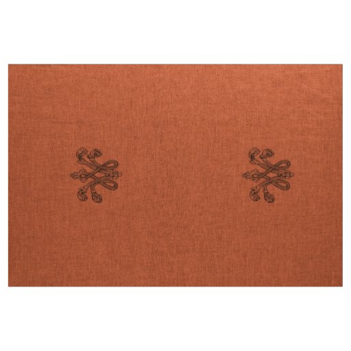 Vermilion Marie Antoinette initial upholstery Fabric