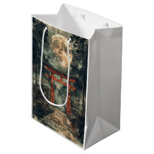 Vermilion Temple Gate Watercolor Ink (2) Medium Gift Bag