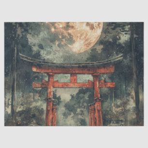 Vermilion Temple Gate Watercolor Ink (2) Tissue Paper