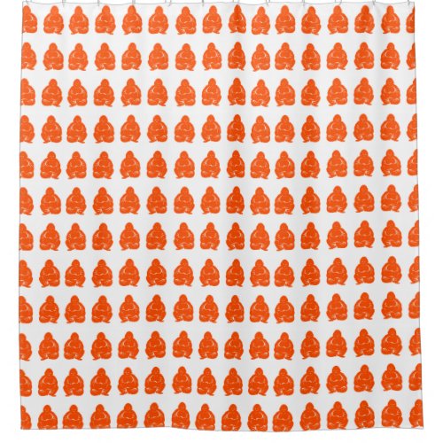 Vermillion Asian Moods Buddah Boys Shower Curtain