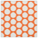 Vermillion Asian Moods Ikat Dots Fabric