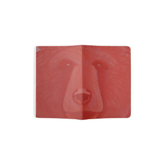 Vermillion Bear Passport Holder