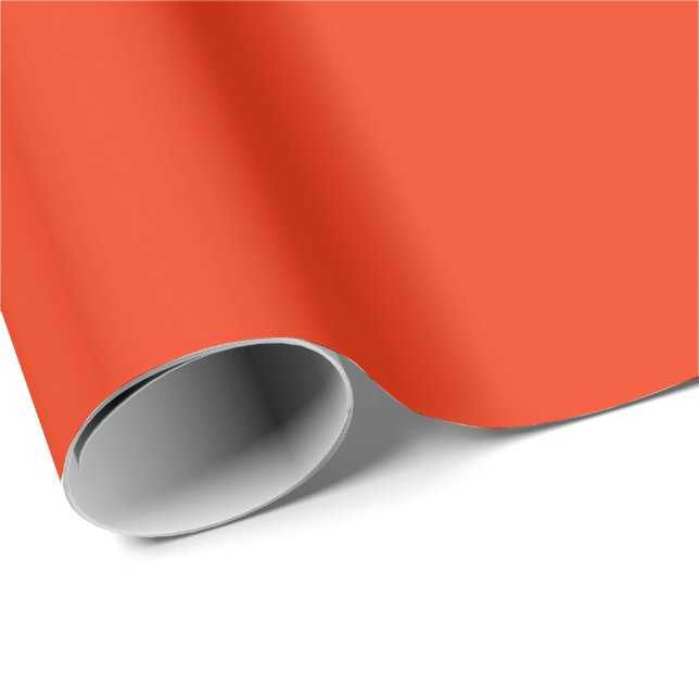 Vermillion color wrapping paper (Roll Corner)