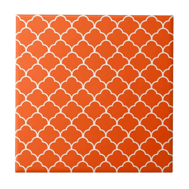 Vermillion Moroccan Design at  Emporiomoffa Ceramic Tile (Front)