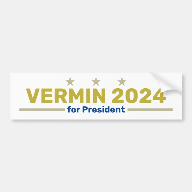 Vermin 2024 bumper sticker (Front)