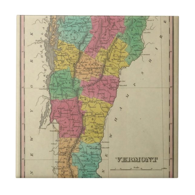 Vermont 10 ceramic tile (Front)