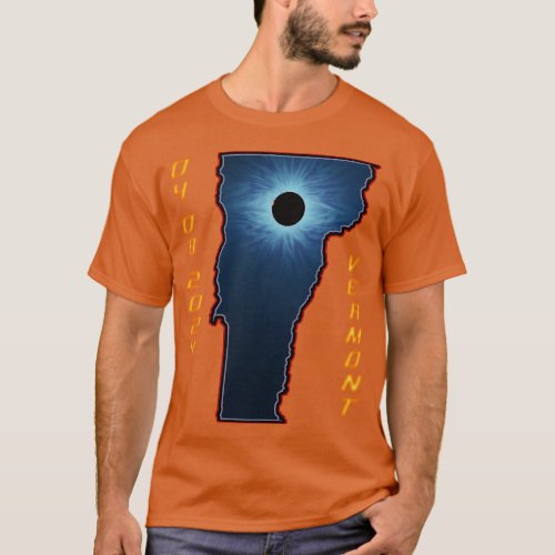 Vermont 2024 Total Solar Eclipse T_Shirt