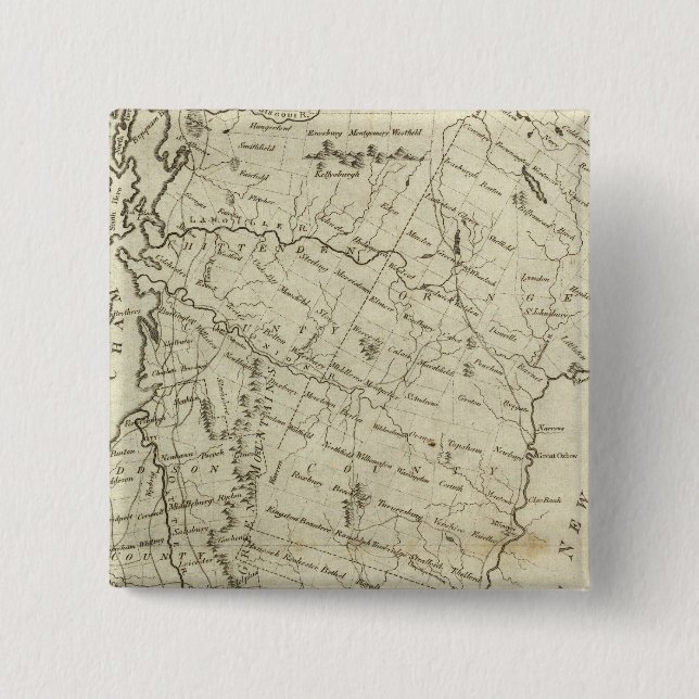 Vermont 3 pinback button (Front)