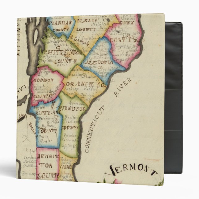 Vermont 3 Ring Binder (Front/Inside)