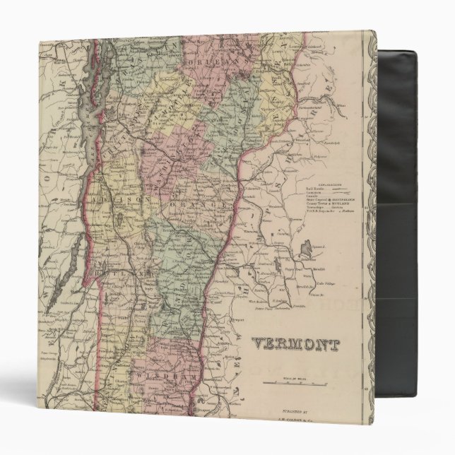 Vermont 3 Ring Binder (Front/Inside)