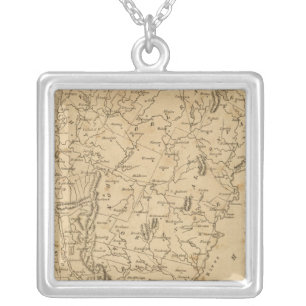 Vermont 5 silver plated necklace
