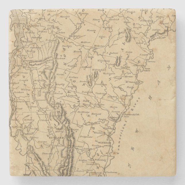 Vermont 5 stone coaster (Front)