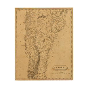 Vermont 5 wood wall art
