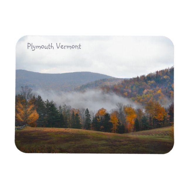 Vermont Autumn Morning Magnet (Horizontal)