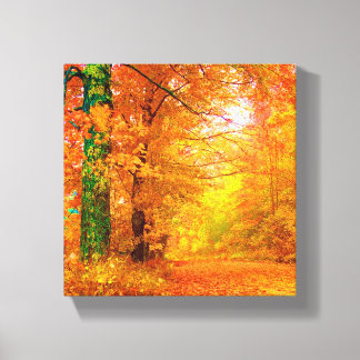 Vermont Autumn Nature Landscape Canvas Print