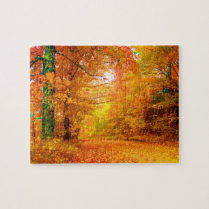 Vermont Autumn Nature Landscape Jigsaw Puzzle