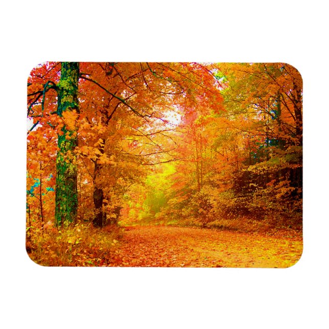 Vermont Autumn Nature Landscape Magnet (Horizontal)
