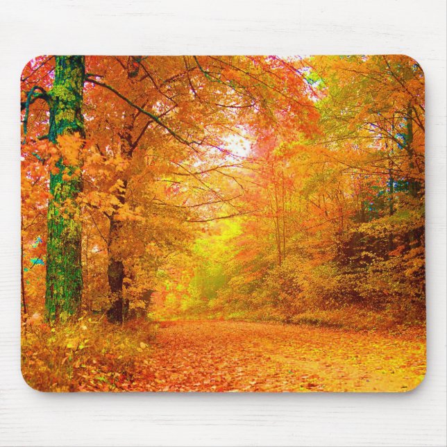 Vermont Autumn Nature Landscape Mouse Pad (Front)