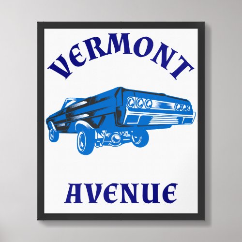 Vermont Avenue Framed Art
