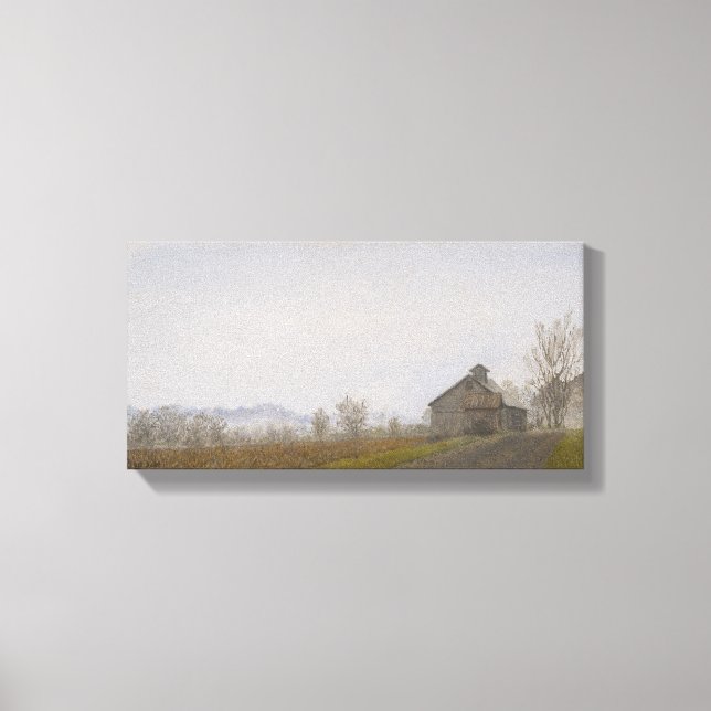 Vermont Barn Canvas Print (Front)