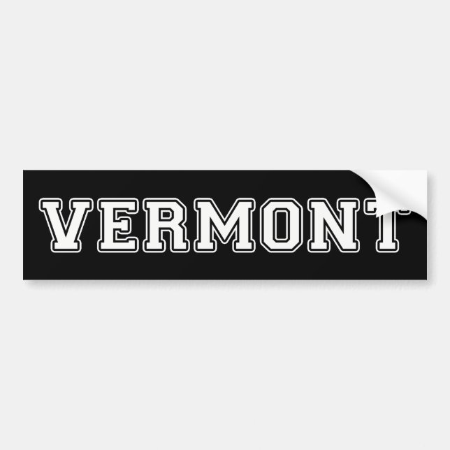 Vermont Bumper Sticker (Front)