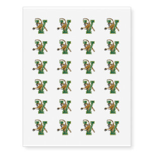 Vermont Catamounts Distressed Temporary Tattoos
