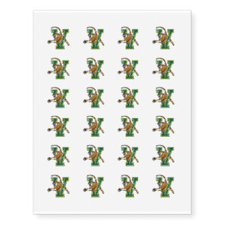 Vermont Catamounts Distressed Temporary Tattoos
