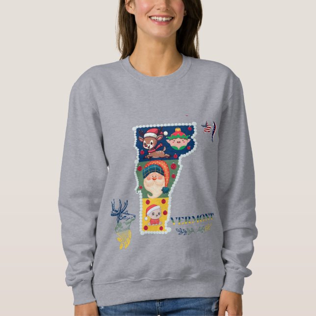 Vermont Chrismas Sweatshirt (Front)