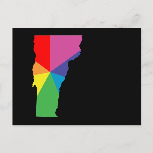 vermont color burst postcard (Front)