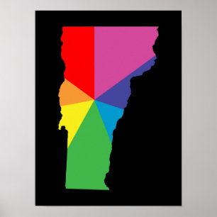 vermont color burst poster