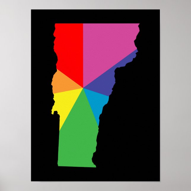 vermont color burst poster (Front)