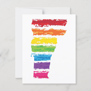 vermont color strokes invitation