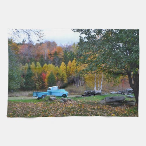 Vermont Country Scene Dish Towel