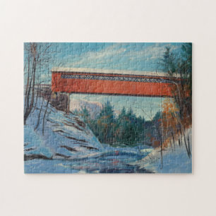 Vermont Covered Bridge Jigsaw Puzzle